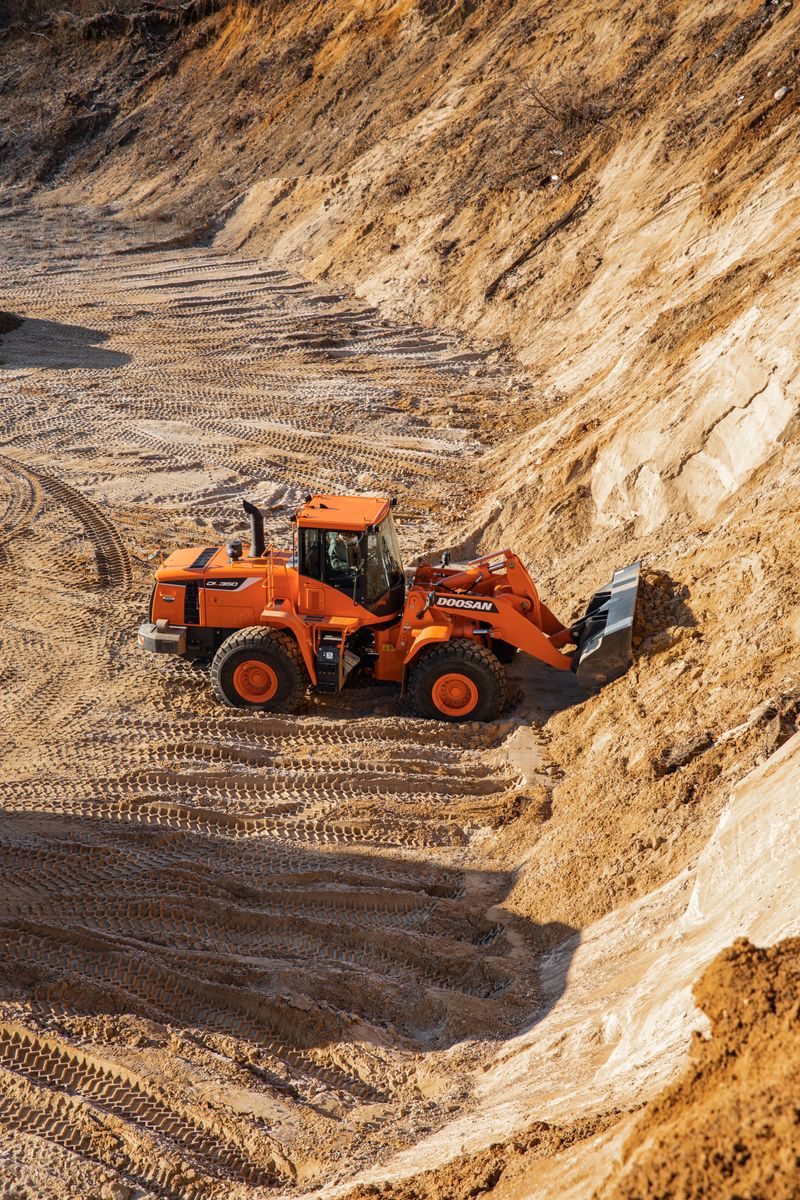 Préparation de sable pour les travaux de bâtiment et de béton
